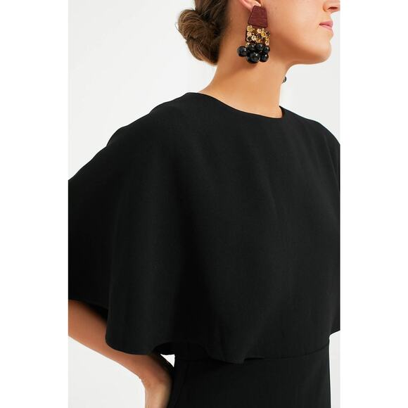 TUCKERNUCK Black Cape Leah Dress Size 6 NWT Retail $228 Tuckernuck - Picture 7 of 8